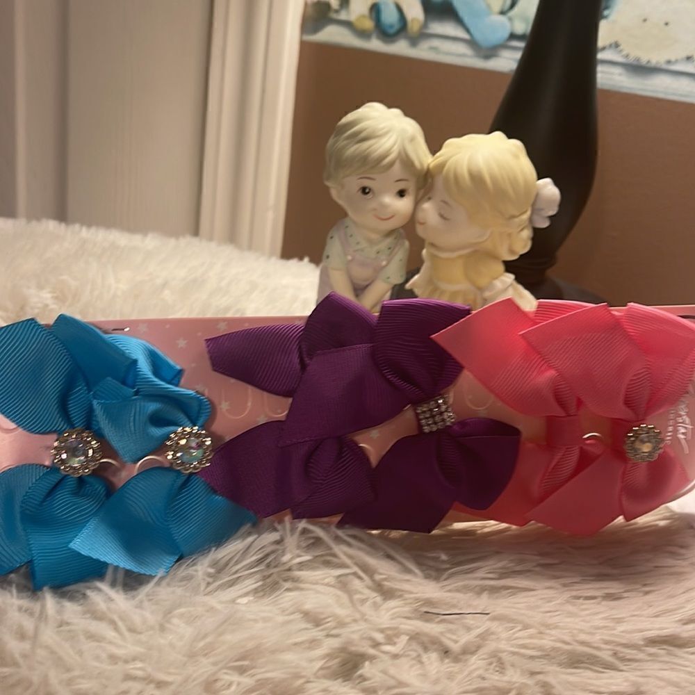 Minature Hair bows New - Picture 3 of 6